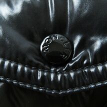 未使用品◎国内正規品 MONCLER モンクレール MANTELLA マンテラ レディース ワッペン・フリンジ ショール付 ダウンジャケット 黒 S タグ付_画像8