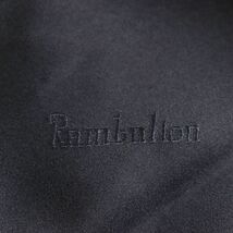 毛並み美品●Rambulton(ONWARD) ランブルトン(オンワード) MINK ミンク 裏地刺繍入 本毛皮ショートコート ジャケット ダークブラウン 13号_画像8