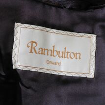 極美品☆Rambulton(ONWARD)　ランブルトン(オンワード)　MINK　ミンク　本毛皮コート ブラウン　11号　毛質艶やか・柔らか◎_画像6