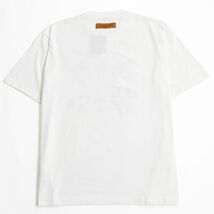 未使用品●定価129800円 2023年製 LOUIS VUITTON ルイヴィトン プリンテッドコットンTシャツ 1ABXR6 半袖カットソー 白 5L 伊製 正規品_画像3