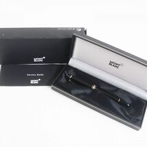 極美品□MONTBLANC/モンブラン マイスターシュテュック ル・グラン キャップ式 ペン先14K Mニブ 万年筆 ブラック×ゴールド ドイツ製 箱付_画像2