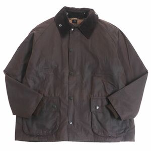 美品□Barbour/バブアー 1802135 襟コーデュロイ BEDALE JACKET ビデイル オイルドジャケット/カバーオール ブラウン 40 英国製 正規品