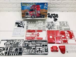 d76★1円～★アメリカン AMERICAN トラック トレーラー コンボイ TRACK ITALERI イタレリ プラモデル 模型 写真現状品 PETERBILT 377