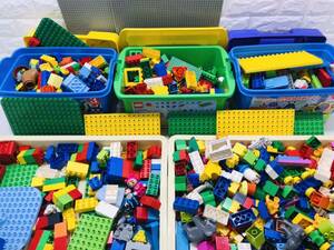 f82★約14㎏160サイズ1円～★ LEGO レゴ アンパンマン ブロック 大量 duplo デュプロ フィグ 基礎版 パーツ 大量 まとめ売 セット 現状品