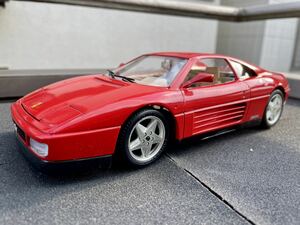 1/18 ブラーゴ　フェラーリ　348tb 1/18 Bburago Ferrari 348tb Red