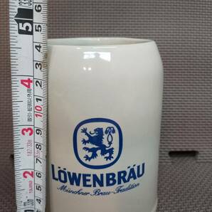  レーベンブロイ/ LOWENBRAU：陶器タンブラー 0.5L マグカップ ビアジョッキの画像6