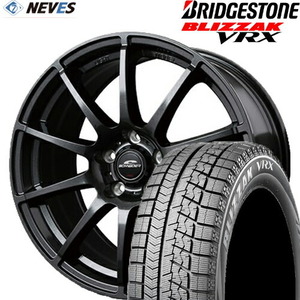 新品 スタッドレスタイヤ&ホイールセット 【185/65R15 88S 2023年製 BS BLIZZAK VRX 15x6.0J 5H STAG SG】