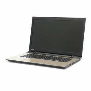 【ジャンク】東芝 DynaBook T67/UG Core i5-6200U 2.3GHz/4GB/HDD無/Blu-ray/17インチ/AC無【栃木出荷】