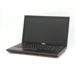 【ジャンク】MSI MS-16GF Core i7-4720HQ 2.6GHz/8GB/HDD1TB/DVDマルチ/15インチ/OS無【栃木出荷】