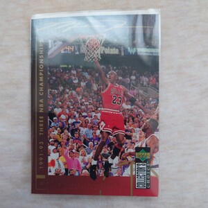 UPPER DECK MICHAEL JORDAN カード COLLECTORS CHOICE 1991-93THREE NBA CHAMPIONSHIPS