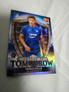 2021-22 TOPPS CHROME BUNDESLIGA HEROES OF TOMORROW RC ANGELO STILLER