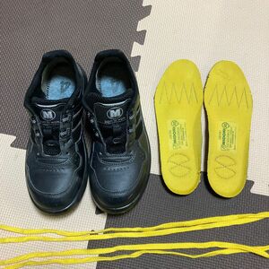 ミドリ安全　MIDORI 安全靴　Ｇ３６９０　ひもタイプ　静電　ブラック　静電気帯電防止靴　靴　スニーカー
