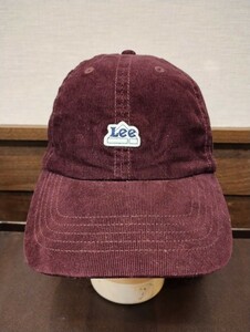 帽子 キャップ Lee　サイズМ　57-59cm アウトドア　エンジカラー　中古