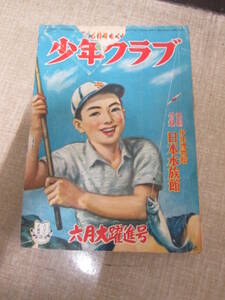 「少年クラブ」昭和２５年６月号　小松崎茂　横沢千秋　小西茂木　野球特集　島田啓三　小川哲夫　東菊成　カムカム博士　阪本牙城