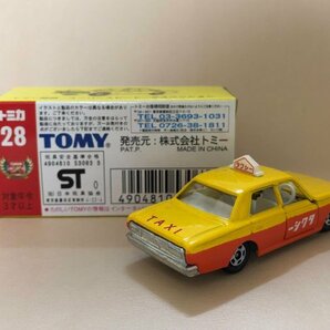 トミカ トヨタ クラウン タクシー 中国製 No.28 ミニカー TOMICA 同梱可 TOYOTA CROWN TAXI (Eelf_dmpbx)の画像2