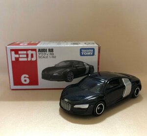 トミカ　アウディ　R8　No.6　2013　ミニカー　TOMICA　同梱可　AUDI R8 (Ehak_kbu)