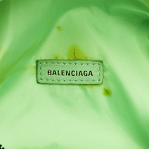 バレンシアガ ウエストバッグ ボディバッグ 569978 ライトグリーン ナイロン レディース BALENCIAGA 【中古】_画像8