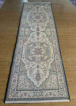 【250×80】ベルギー製絨毯・カーペット・ランナー■3356-9_画像8