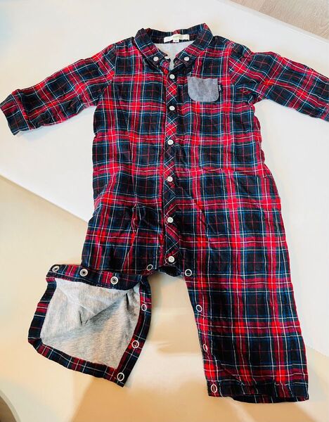 SHIPS ロンパース 長袖 キッズ 男の子 80 ベビー服 子供