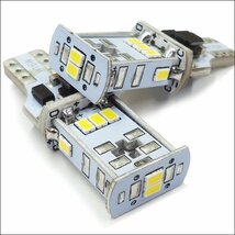 LEDバックランプ T16 T15 12V キャンセラー内蔵 3020SMD 10連 白 2個セット (287) 送料無料/22_画像2