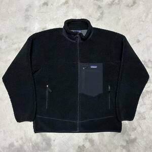 美品 XL patagonia パタゴニア レトロX Classic RetoroX Jacket フリース BOB ブラック シンチラ 23056FA20 2020年 / ビンテージ