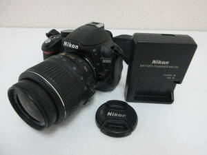 中古 カメラ Nikon ニコン D3100 / AF-S DX 18-55mm 1:3.5-5.6G VR ※動作未確認 ／Q