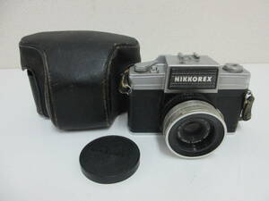 中古 カメラ ニコン Nikon Nikkorex Nikkor-Q 5cm 1:2.5 レンジファインダー カメラ ※動作未確認 ／K