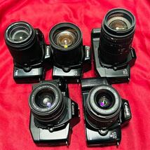 【ジャンク品】 Canon EOS　キヤノン イオス　一眼レフ　フィルムカメラ レンズセット 5台 大量　まとめ売り お買い得品 ③_画像3