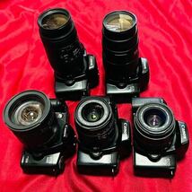 【ジャンク品】 Canon EOS　キヤノン イオス　一眼レフ　フィルムカメラ レンズセット 5台 大量　まとめ売り お買い得品 ②_画像3