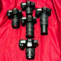 【ジャンク品】 Canon EOS　キヤノン イオス　一眼レフ　フィルムカメラ レンズセット 5台 大量　まとめ売り お買い得品 ③_画像2
