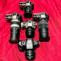 【ジャンク品】 Canon EOS　キヤノン イオス　一眼レフ　フィルムカメラ レンズセット 5台 大量　まとめ売り お買い得品　④_画像2