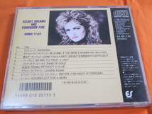 ♪♪♪ ボニー・タイラー Bonnie Tyler 『 Secret Dreams And Forbidden Fire 』国内盤 ♪♪♪_画像2