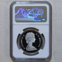 準最高鑑定 NGC PF69UC 1981 カナダ 銀貨 トランスカナダレイルウェイ100周年記念コイン モダンコイン アンティークコイン_画像4