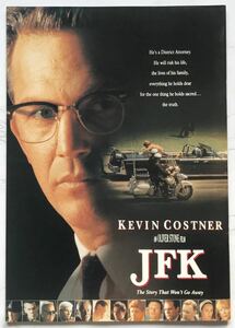 映画パンフレット「JFK」 1992年 オリバー・ストーン監督　ケビン・コスナー、シシー・スペイセク、ジョー・ペシ