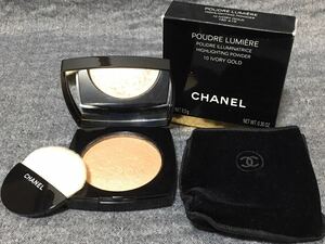 G3K264◆ シャネル CHANEL プードゥル ルミエール 10 アイヴォリーゴールド フェイスパウダー 8.5g