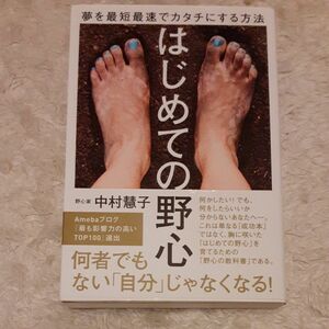 はじめての野心　夢を最短最速でカタチにする方法 中村慧子／著