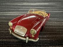 MG MGA 1600 Cabriolet カブリオレ 赤　 ブリキ フリクション （ATC・旭玩具）箱無し　最終値引き_画像1