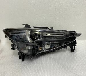  極美品/破損キズ汚れなし CX-5 KFEP/KF5P/KF2P 純正 右ヘッドライト 右ライト LED K124-51-031H K124-51-030P K124-51030 W3953 