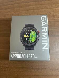 4499【未使用】GARMIN APPROACH S70 47mm ガーミン　アプローチ　GPS　ゴルフウォッチ　