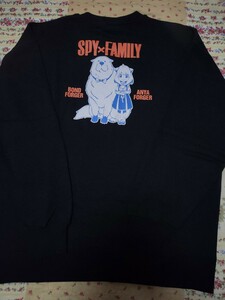 SPY×FAMILY スパイファミリー 総柄新品タグ付き アーニャ トレーナー バックプリント ボンド ゆうパケット可