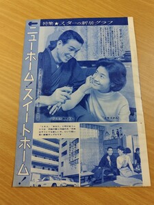 切抜き/スターの新居/ジェリー藤尾 渡辺トモコ/藤田まこと/西尾三枝子 山本陽子/藤純子/朝丘雪路/守屋浩/平凡1965年1月号掲載