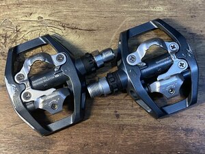 HH343 シマノ SHIMANO PD-EH500 ビンディングペダル SPD 片面フラット ※ガリ傷軸回転良