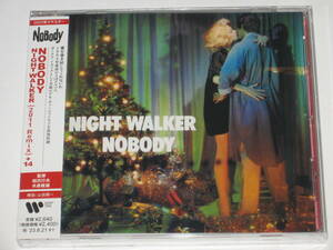 新品CD NOBODY（ノーバディ）『NIGHT WALKER(2011 REMIX) (+14)/ナイト・ウォーカー』リマスター/相沢行夫/木原敏雄