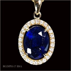 「特選」ダイヤモンド サファイア ネックレス 最高級 K18YG 18金製品 国内生産 限定数3　2