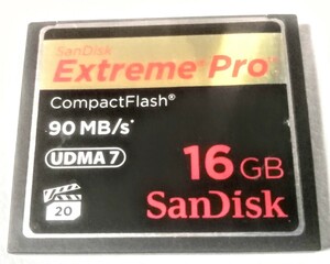 SanDisk サンディスク Extreme Pro CFカード　16GB 90MB/S UDMA7 完動品