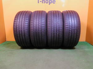 225/50R17 DUNLOP クラウンマジェスタ、アコード、スカイライン 製造年2020 4本 バリ溝★C691