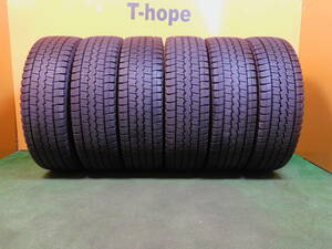 205/70R16 111/109L LT DUNLOP トラック キャンター 製造年2019 6本 バリ溝★C754