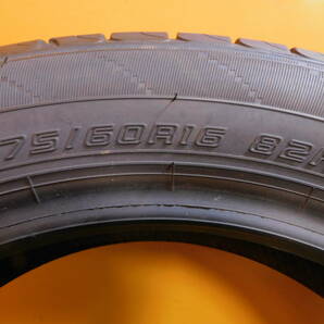 175/60R16 DUNLOP セレナ、イスト、ランディ 製造年2021 2本 バリ溝★C799の画像2