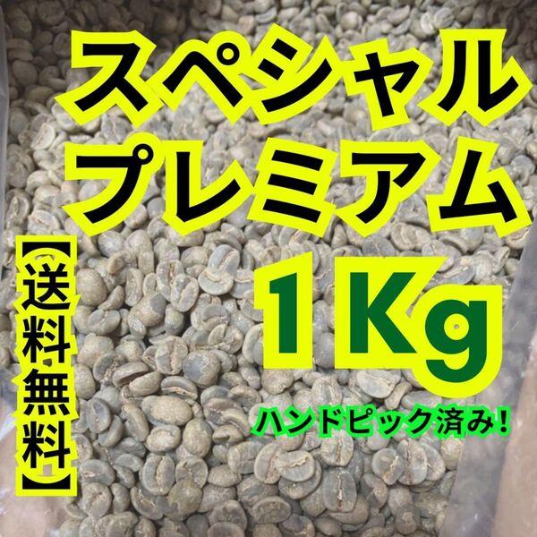 【24時間以内に発送】スペシャルプレミアム【生豆珈琲】【1 Kg】【送料無料】
