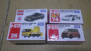 12 まとめ売り 新品 TOMICA トミカ ヤマダデンキ オリジナル マツダ ロードスター/ランボルギーニ カウンタック/サクラ/他 4個セット未開封